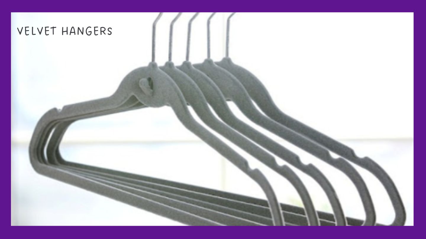 Förvara Velvet Hangers